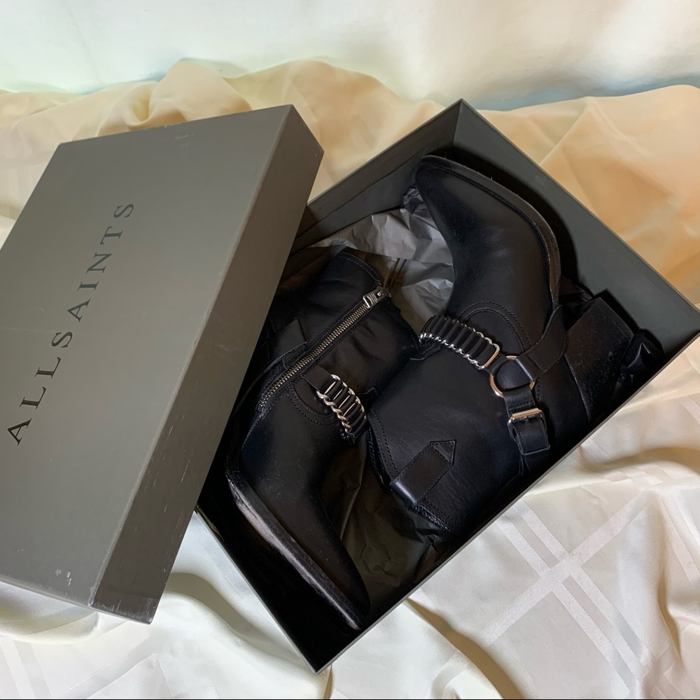 All Saints Rolene Strap Boot - Picture 2 of 8
